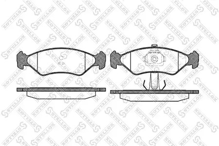 296 020B-SX STELLOX колодки дисковые п.